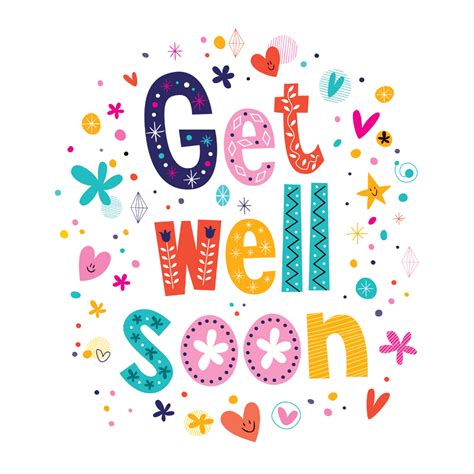 get well card template free